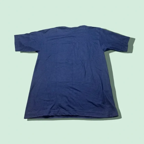 Vintage Men’s Logo 7 Inc Navy Blue University Of Notre Dame Irish Tee Shirt Med - Picture 2 of 9